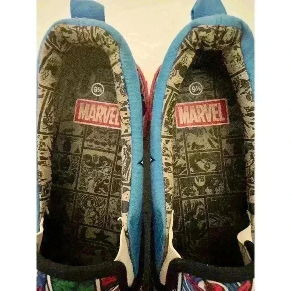 Marvel super heroes Canvas Slip On Shoes Size 9.5 Men's Ground Up Comic Book - Picture 8 of 8
